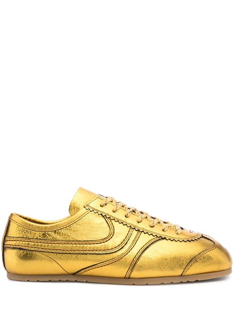 Gold panelled sneakers Dries van noten - women